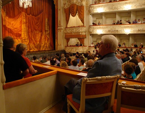 Fred R Krug at the Mikhailovsky Theater in St. Petersburg