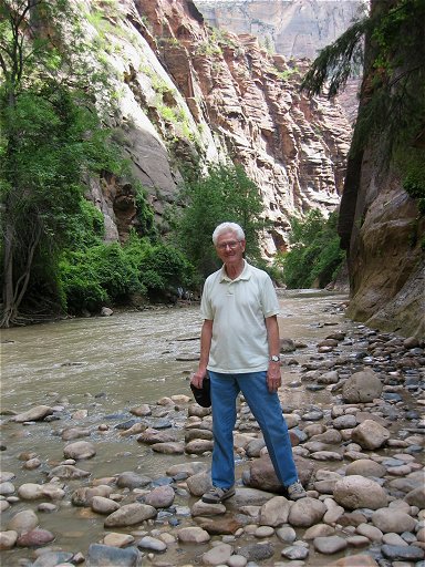 Fred R Krug in Zion National Park