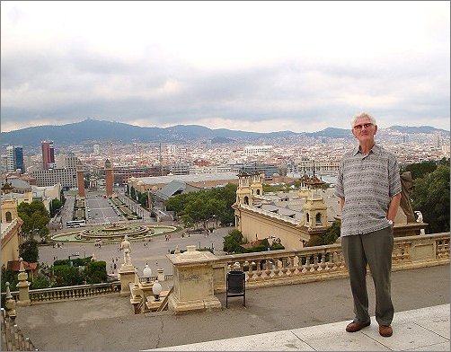 Fred R Krug at the National Palace, Barcelona