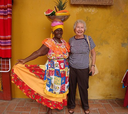 Rosemary Krug in Cartagena, Colombia