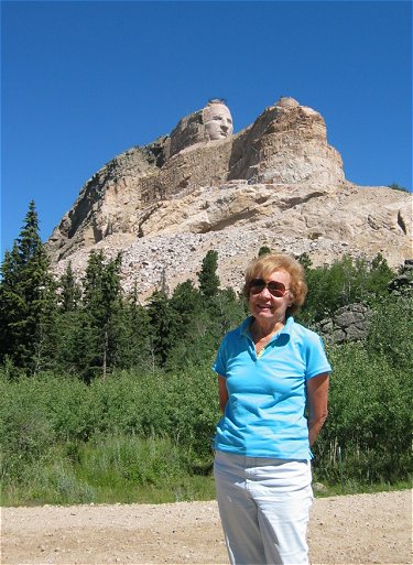 Rosemary Krug at Crazy Horse Memorial