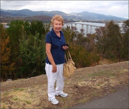 Rosemary Krug in Hobart, Tasmania