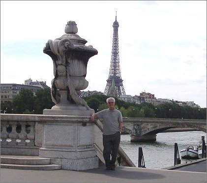 Fred R Krug at Pont Alexandre III, Paris