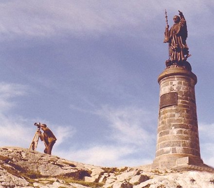 Cinematographer Fred R. Krug at the Great St. Bernard